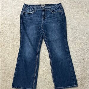 Earl Jeans Dark Blue Boot Cut Denim